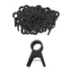 thumbnail image 4 of 100 clips de soporte reutilizables para plantas de jardín, para vid, tomates y flores. 17 cm negro, 4 of 9