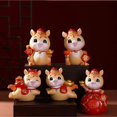 thumbnail image 2 of Modern New Year Horse Figurine Money Storage Box Durable Resin Crafts For Office Living Room Multicolor, 2 of 4