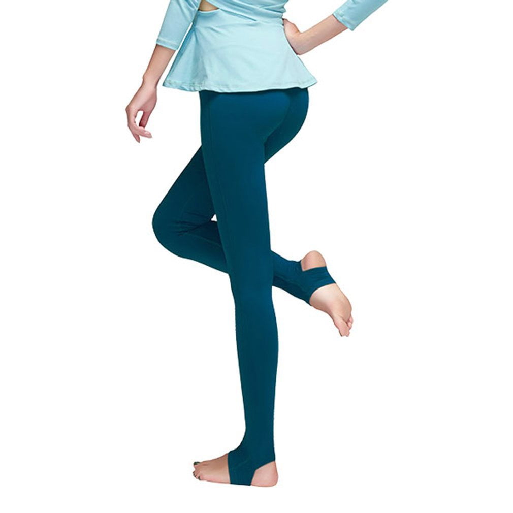 Leggings with elastic foot band hotsell