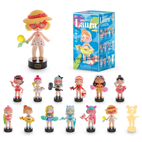 Laura Girl Pool Party Series Blind Box Collectible Figurine
