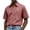 Watermelon Red, variant on Uwinwear Mens Button-Up Shirts Short Sleeve Breathable Solid Color Shirts Casual Vacation Beach Summer Water-washed cotton Tops,Sky Blue,XL