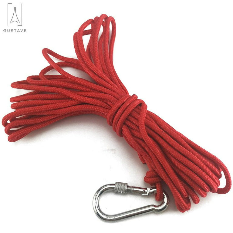 Gustave 10-Meter Fish Nylon Rope Fishing Magnet Accessories (Red)