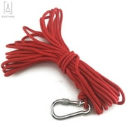 Gustave Double Sided Fishing Magnet 600LBs Pull Strong Magnets Heavy Duty Neodymium Rare Earth Magnet Thick Eyebolt with 10M Rope for Treasure Hunt River Lake Fishing