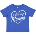 thumbnail image 3 of Inktastic I Love My Mommy in White Chalk Heart Boys or Girls Toddler T-Shirt, 3 of 5