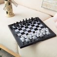 thumbnail image 2 of 1 Juego de Mini ajedrez internacional, tablero de ajedrez magnético plegable de plástico, juego de mesa portátil para niños, juguete portátil Rojo Verde, 2 of 3
