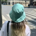 thumbnail image 3 of CoCopeanut 2022 New Fashion Summer Bucket Hat for Women Men Bob Fishing Cap High Quality Luxury Hat, 3 of 6