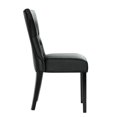 thumbnail image 2 of Hawthorne Collection Chaise de Salle à Manger Noire, 2 of 4