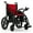 Red, variant on Morrean Electric Power Wheelchair Foldable Motorized Wheelchairs for Adults Seniors,25 Miles Range,Red