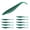 Dark Green, variant on Soft Plastic Jerkbait Fluke Style Swimbaits Soft Plastic Bass Fishing Lure Fishing Baits Paddle Tail 5 Inch Length 10 per Pack