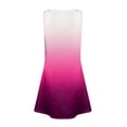 thumbnail image 4 of Beach Dresses for Girls Size 7-8 Summer Floral Print Sleeveless Sundress Comfy Crew Neck Tank Dresses Beach Cover Up Dress, 4 of 6