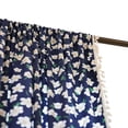 thumbnail image 1 of Cortina corta con estampado de jardín, decoración floral fresca pequeña para habitación de niños, ventana pequeña, 1 of 8