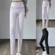 thumbnail image 2 of Gibobby pantalones de vestir mujer Leggings moldeadores de cintura alta con forro polar grueso de invierno para mujer, pantalones cálidos de lana de sintética（Negro， S), 2 of 5