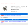 thumbnail image 2 of Ignition Lock Housing - Compatible with 1995 - 1998 BMW 740iL 1996 1997, 2 of 2