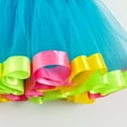 thumbnail image 7 of Layered Ballet Tulle Rainbow Tutu Skirt For Little Girls Dress Up With Colorful Hair Bows, 7 of 7