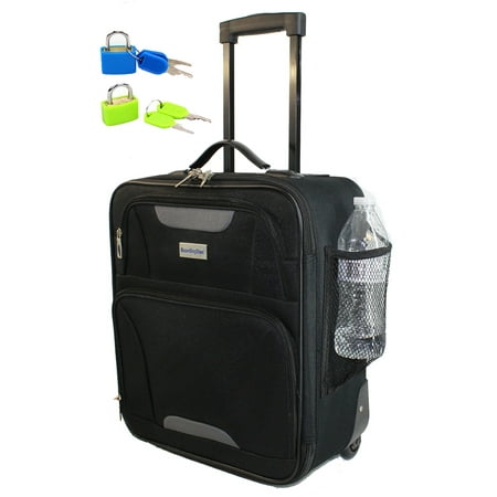 BoardingBlue Rolling Personal Item Under Seat Luggage For Spirit & Frontier (Best Carry On Luggage For Spirit Airlines)