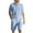 Light Blue, variant on Paiyanr Cotton Linen Sets for Men Summer Breathable Tops Shorts 2 Piece Outfits Casual Short Sleeve Drawstring Waist Workwear Beach Shorts Sets