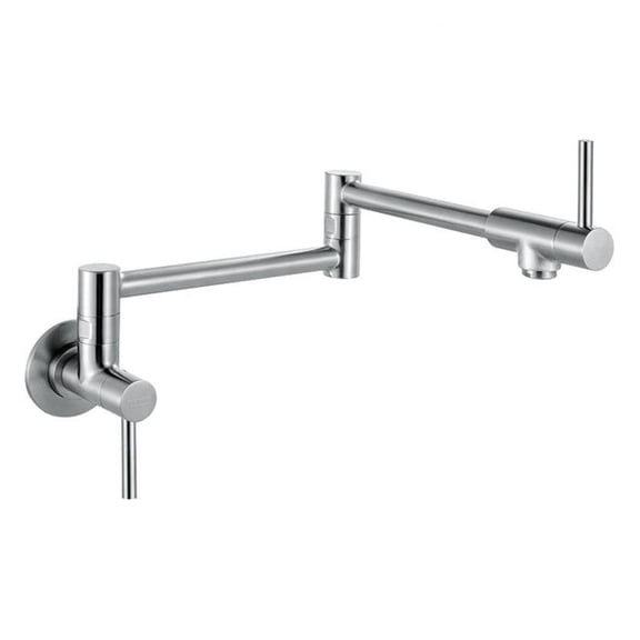 Franke PF3550 Steel Wall Mounted 22 3/8" Pot Filler Faucet