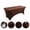 Brown, variant on VidaFete Spandex Tablecloth 2 Pack 6FT, Fitted Stretch Table Cover for Rectangle Tables, Wrinkle Resistant and Washable Tablecloths for Outdoor, Picnic, Party, Dark Purple