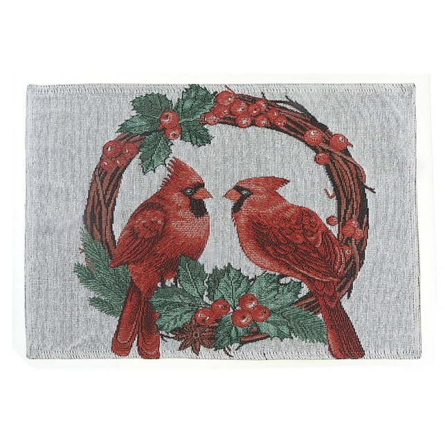 Set De Table En Tapisserie (Double Cardinal) (13 X 18) - Lot De 12