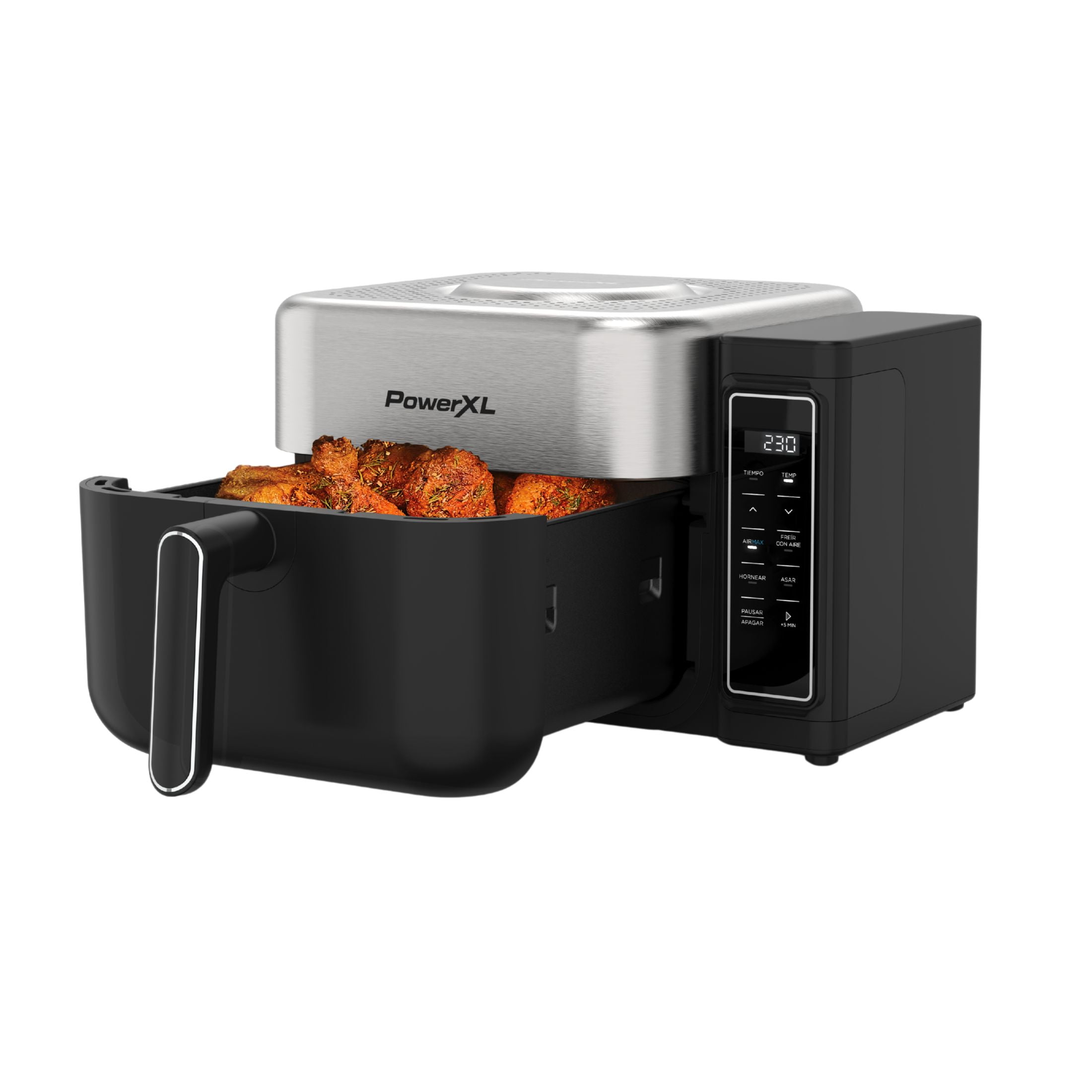Open Box PowerXL™ 6.3 Quart AIRMAX™ Air Fryer Oven with 4 Pre-Sets, Two Tier Compact Design
