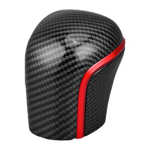 JISADER Car Gear Shifter Knob Cover Auto Interior Decoration for Automobile SUV Red A