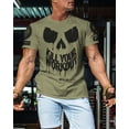 thumbnail image 3 of Gymish Kill Your Workout Shirt for Men – Funny Gym T-Shirt, Motivational Lifting Tee, Athletic Gym Wear, Military Green with Sleeve Logo, 3X-Large, 3 of 6