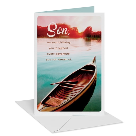American Greetings Birthday Card for Son (Adventure and Dreams)
