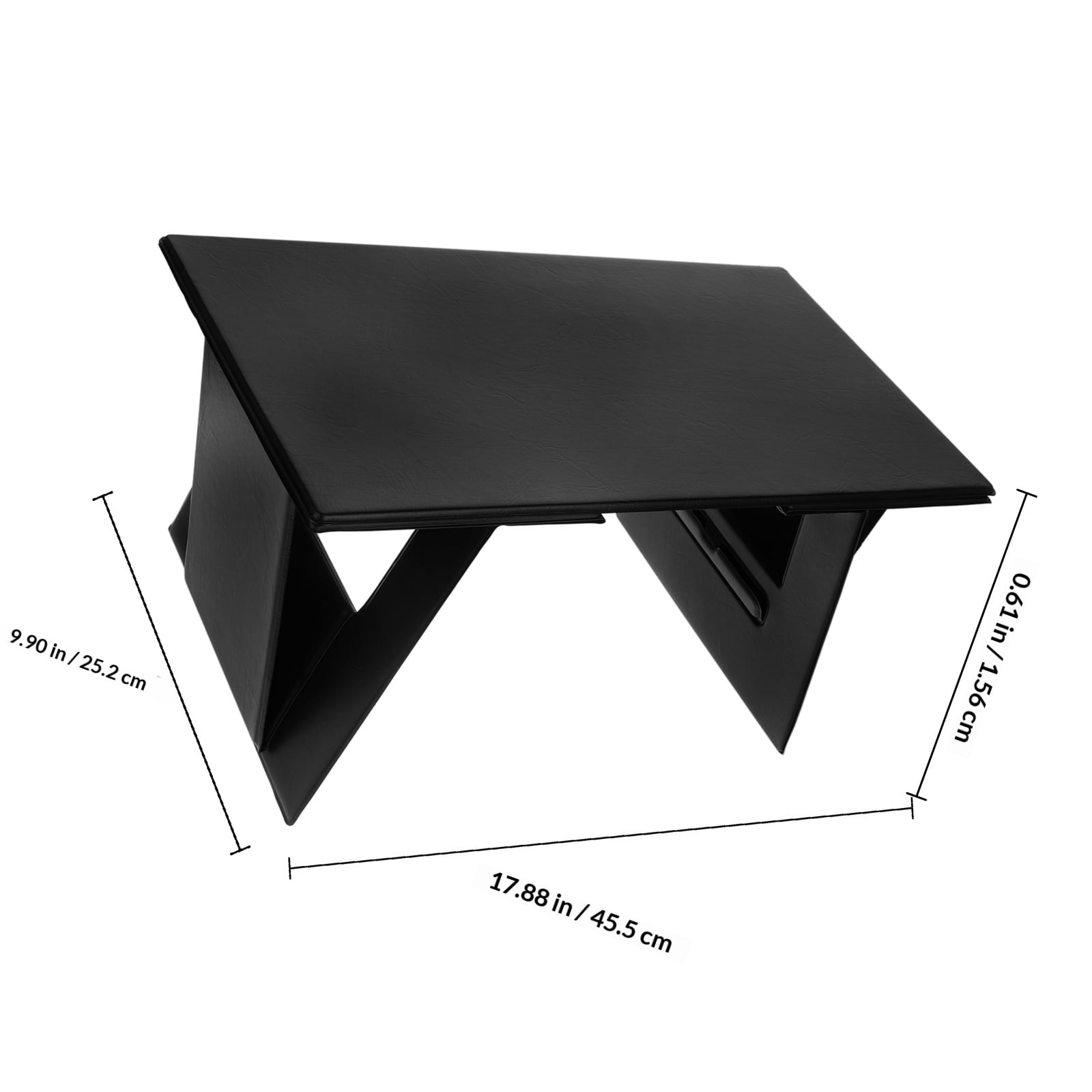 OULII Foldable Adjustable Car Lap Desk Tray with Storage Rack for Rear Seat Convenience and Travel Comfort
