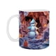 thumbnail image 4 of Xihbxyly Venta de palets taza navideña in diseño de muñeco de nieve inflable, taza de Papá Noel en prensa, diseño inflado, 15 oz, 11 oz, café, 4 of 7