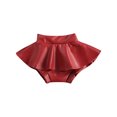 thumbnail image 1 of Xingqing Toddler Infant Baby Girls Kids Culottes Solid Color Ruffled High Waist Pantskirt Short Pants, 1 of 8