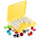thumbnail image 1 of Huevo con forma de abecedario ABC Dimple 26 a juego con soporte para niños pequeños, 1 of 8