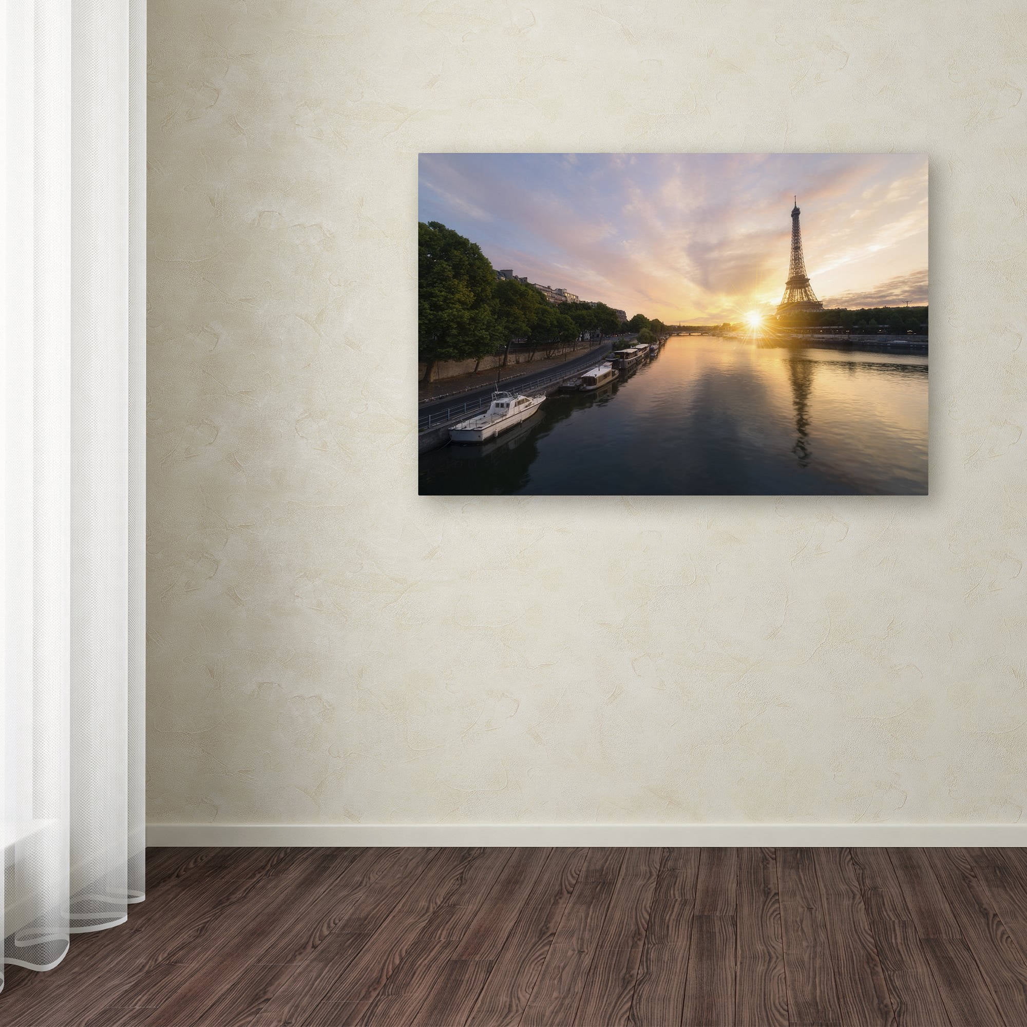Trademark Fine Art 'Stay Up Paris' Canvas Art by Mathieu Rivrin
