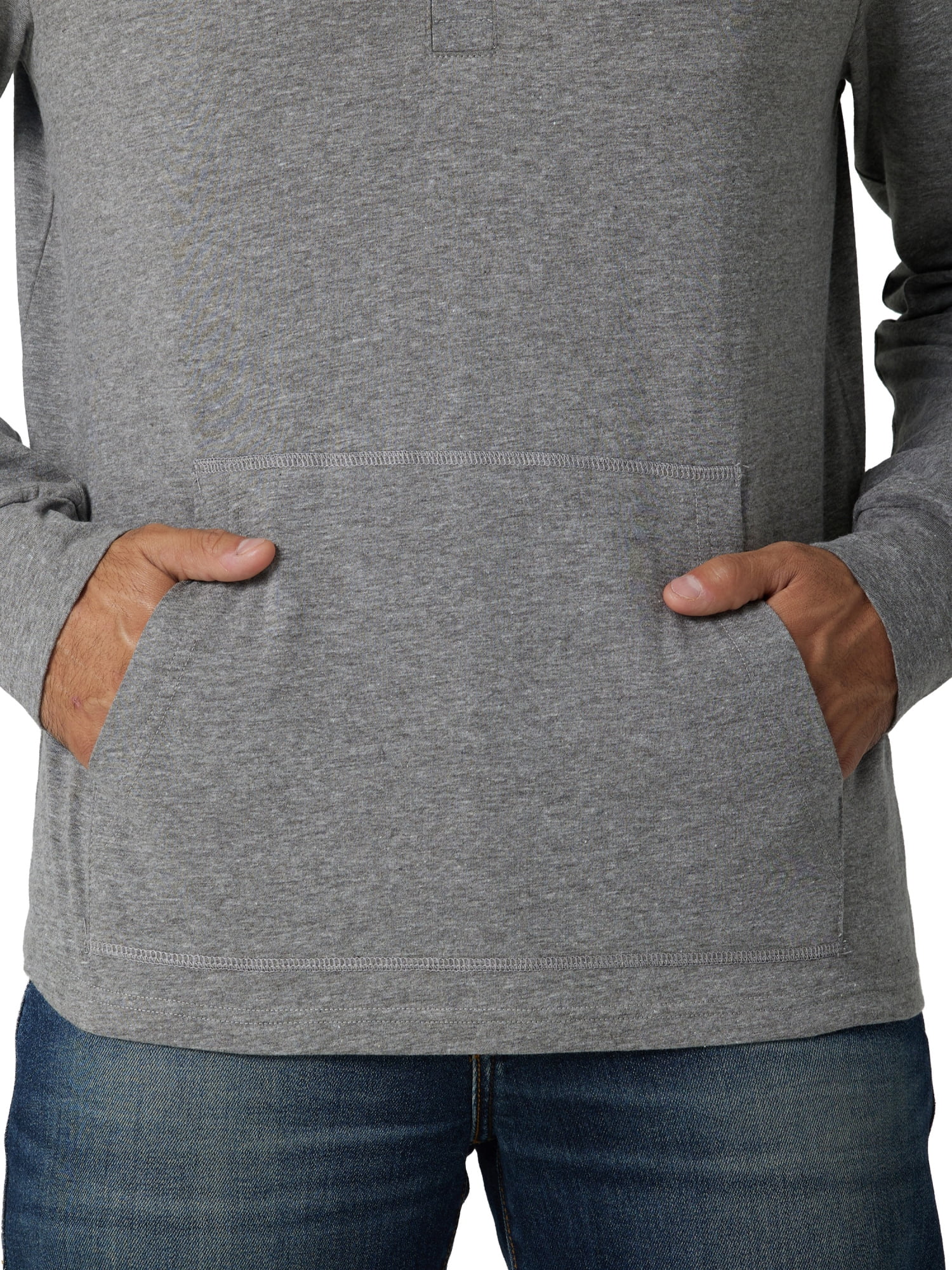 Republic Men's Long Sleeve Hooded Henley