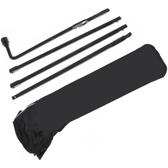 LABLT Jack Spare Lug Wrench Tire Tool Kit w/Bag Replacement for 2000-2014 Chevy Silverado 1500 GMC Sierra