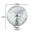 thumbnail image 5 of United Pacific Heavy Duty Chrome 12V Car Fan w/6" Fan Blades, 2 Speed - 1 Fan, 5 of 6