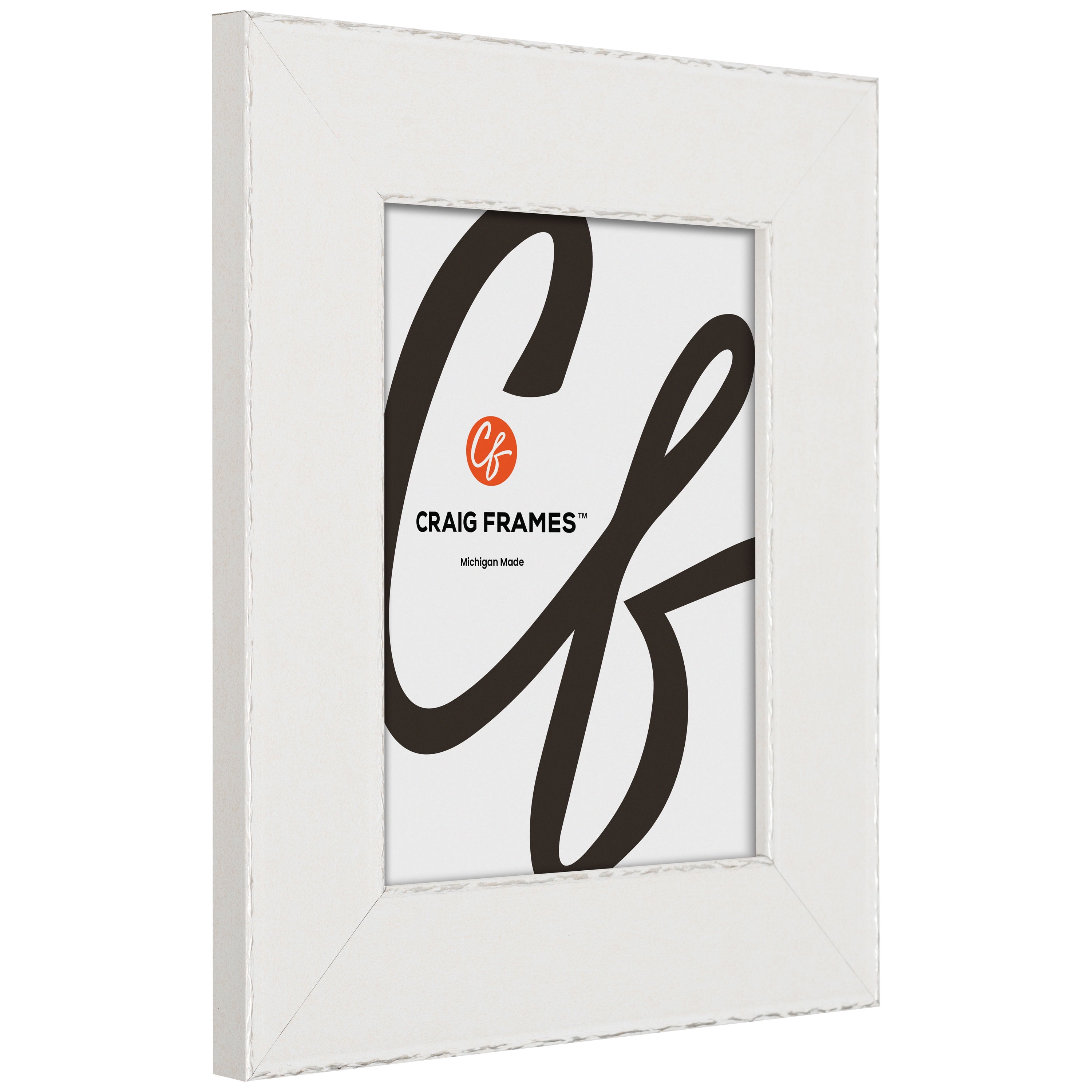 Craig Frames Starlight, 18x24 Picture Frame, Pearl White