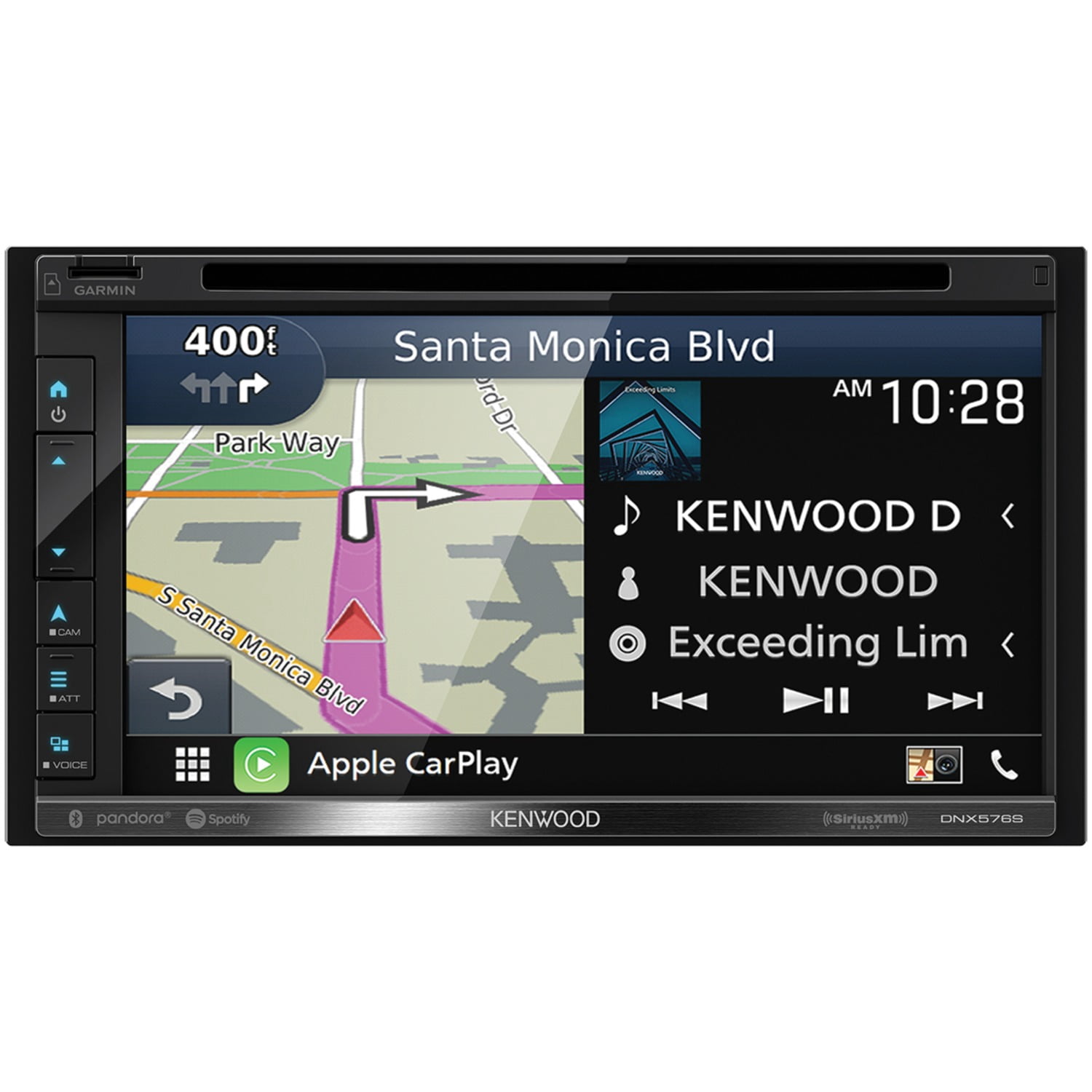 KENWOOD DNX576S 6.8-Inch Double-DIN In-Dash Navigation DVD