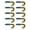 Color 2, variant on Pack of 10 Grub Lures Soft Baits Fishing Lures 2.1g 5.5cm Swimbait Flexible Baits