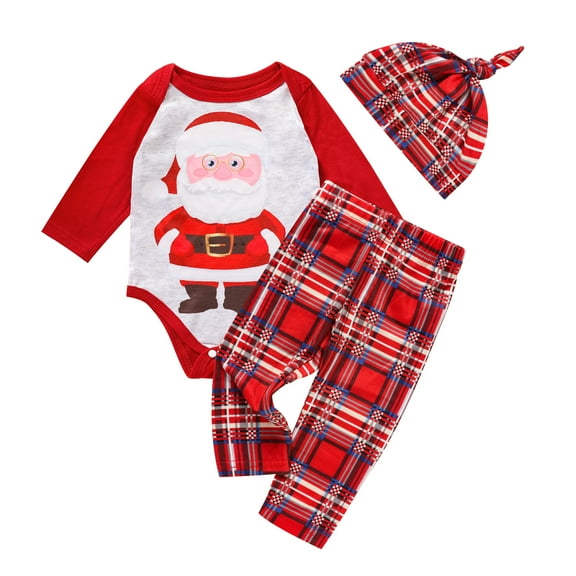 Viworld Christmas Family Matching Pyjamas Pajamas Set Xmas Santa Sleepwear Nightwear