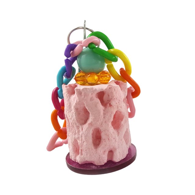 braveheart Natural Molar Stone For Parrot Rich In Minerals Chemical-Free Calcium Stone Made Chewing Toy 1Set