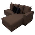 thumbnail image 4 of Sala esquinera Modular EL BAZAR STORE Orlando Chocolate 200x160 cm Moderna en esquina, 4 of 7