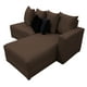 thumbnail image 4 of Sala esquinera Modular EL BAZAR STORE Orlando Chocolate 200x160 cm Moderna en esquina, 4 of 7