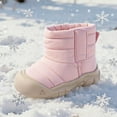 thumbnail image 5 of JAJAHO Boys Girls Snow Boots Waterproof Outdoor Toddler Ankle Winter Boots Warm Cozy Fuzzy Lining Anti-Slip Booties For Toddler/Little/Big Kids Comfy Shoes, 5 of 8