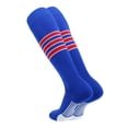 thumbnail image 1 of TcK Chaussettes de Baseball Softball Performance (RoyalWhiteScarlet, Petit), 1 of 4