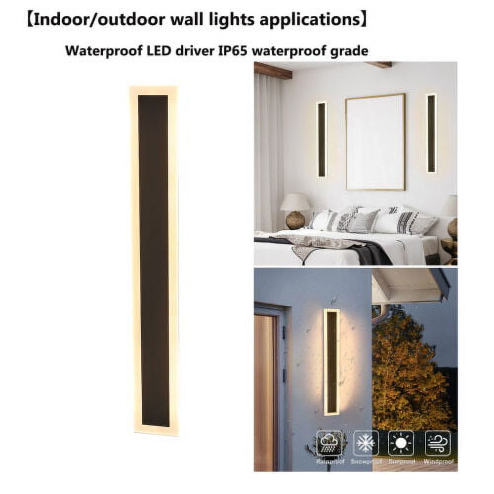 60 cm Outdoor LED Wall Light Acrylic Sconce Yard Strip Wall Lamp Waterproof