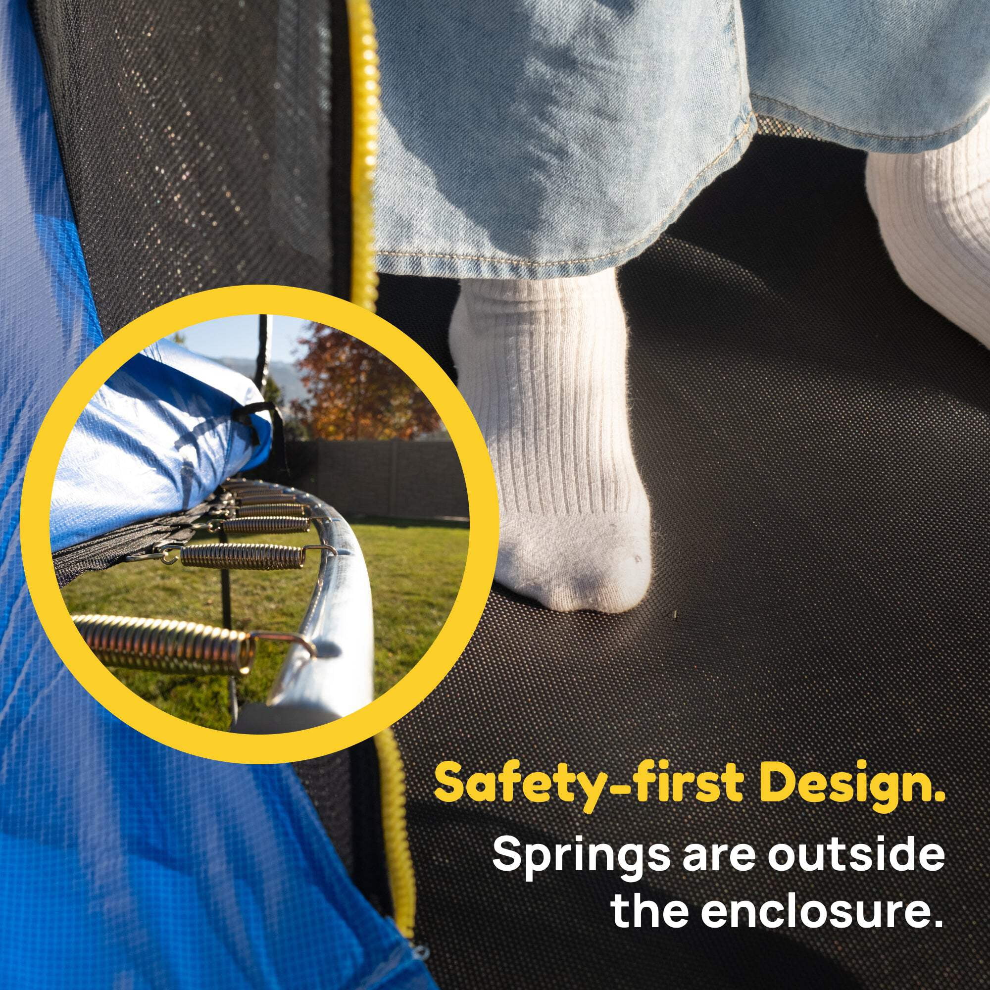 Jump Yeti 12' Round Above Ground Trampoline