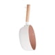 thumbnail image 3 of Sartén Antiadherente, Revestimiento de Granito con Mango de Madera, Utensilios de Cocina de Aluminio Blanco Compatibles para Cocinar Pescado, Huevo, Pollo-18cm, 3 of 5