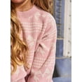 thumbnail image 2 of Modern Moments by Gerber Toddler Girl Jacquard Sweater and Wide Leg Pant Set, 2-Piece, Sizes 12 Months - 5T, 2 of 16