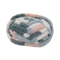 thumbnail image 4 of Hilo grueso y grueso para tejer a mano, hilo gigante para tejer a mano Gris Blanco Rosa, 4 of 9