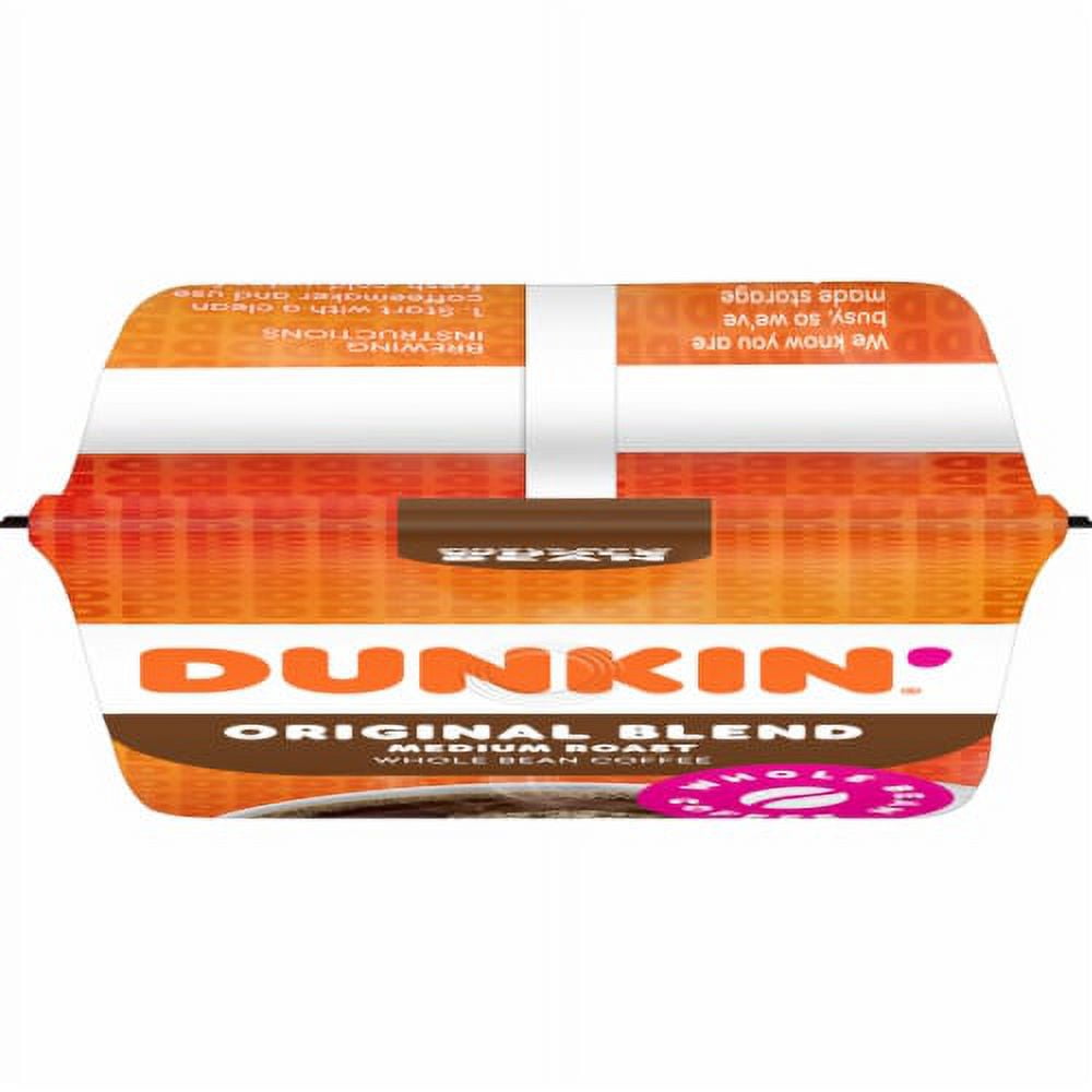 2X-Dunkin' Donuts Original Medium Blend Whole Bean Coffee - 12 oz